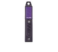 Tajima Razar Black - Lame de Cutter de Rechange, 25 mm, Lot de 20 Lames pour Tapis CB65RB-20H