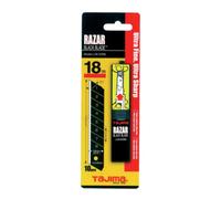 Tajima Lames de cutter Razar Black 18 mm - paquet de 10