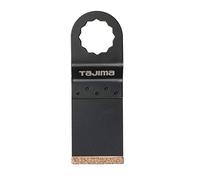 Tajima SCA325 Accessoire de scie Multitool Revêtement en métal dur pour matériaux tenaces, béton, carrelage, lame de scie 32,5 mm