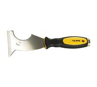 Tajima SCR-M75 Grattoir à noyau dur à usage multiple 75 mm, Argent/noir/jaune