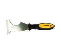 TAJIMA Spatule multifonction l. 75 mm inox.er acier avec extracteur de clous manche bic Quantité:1