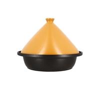 MENASTYL - Tajine de diamètre 30cm en aluminium avec revêtement antiadhésif noir - Plat à tajine pour cuisson lente et savoureuse - 6020032