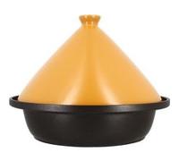 MENASTYL - Tajine de diamètre 30cm en aluminium avec revêtement antiadhésif noir - Plat à tajine pour cuisson lente et savoureuse - 6020032