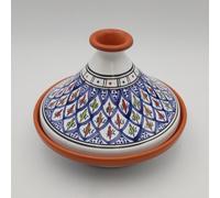 Tajine de cuisson Bakir Bleu - D 27 cm
