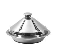 Tajine en acier inoxydable 24cm Compatible Tous Feux (Induction) et four