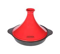 Tajine en fonte 24 cm rouge Chasseur