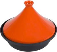 Tajine en Fonte COSY & TRENDY, Tous Feux Dont Induction, Ø 30 cm, Orange / Noir