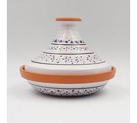 Tajine individuel évasé Marrakech Blanc - D 22 cm