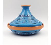 Tajine individuel évasé Marrakech Bleu - D 22 cm