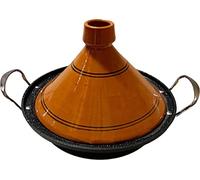 Tajine induction | Poignées| Convient pour 4-8 personnes - Toutes les sources de chaleur| Ø 30cm