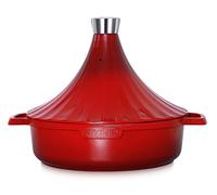 Tajine Marocain En Aluminium 28 Cm Avec Couvercle Auto-Arrosant - Plat À Tajine Pour Cuisson Lente Tous Feux Induction 4,2 L Antiadhésif Sans PFOA Passe Au Four