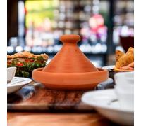 Tajine marocain, marmite Ø 22 cm, cocotte non émaillée, pour 1 personne, originaire du Maroc sans substances nocives