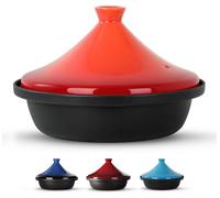 Tajine marocaine en fonte émaillée pour une cuisine authentique