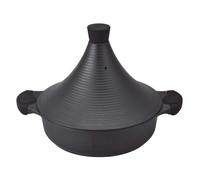 Tajine - UMBERTO RAVELLI - Tajine Aluminium - Revêtement antiadhésif effet pierre - 28 cm - Noir