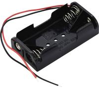 Takachi SN32 Support de pile 2x LR6 (AA) raccordement par fils (L x l x H) 57.6 x 31.2 x 15.2 mm