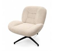 Takasit Fauteuil Bas pivotant Ethan Beige
