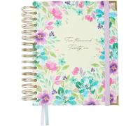 Takenote Agenda 2026 - A5 (16,5x20,5 cm), Jour par Page, Planificateur Annuel 12 Mois de Janvier à Décembre, Spirale Double, Double Marque-Page, Élastique de Fermeture, Espagnol et Anglais - Anna