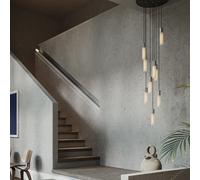 Tala Basalt Suspension E27, CP-BLK-LRG-BS-04-EU+BSALT-I-5W-2200K-E27-SB#9,