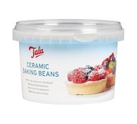 Tala Billes de Cuisson en Céramique - Poids Réutilisables Résistants à la Chaleur - Perles de Cuisson à Blanc pour Tartes & Quiches - Accessoires de Pâtisserie - env. 700g, couvre Ø32 cm