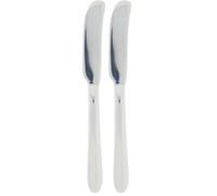Tala Couteau a Beurre en Acier Inoxydable Performance Finition Poli Miroir Lavable au Lavevaisselle Argent 16,3 cm (Lot de 2)