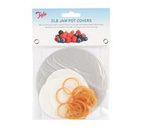 Tala Couvercles de pots de confiture, bandes cirées de 0,9 kg et étiquettes pour couvercles de pots de confiture, un paquet complet pour sceller la confiture, la marmelade et les conserves fraîchement