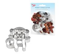 Tala Emporte-pièce en forme de singe - Découpoir à biscuits détaillé pour pâtisserie, parfait pour fondant et pâte - En acier inoxydable