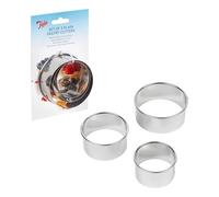 Tala Emporte-Pièces Ronds en Acier Inoxydable Lot de 3 Tailles pour Découpe de Pâte Biscuit Pâte à Sucre et Fondant pour Pâtisserie et Décoration Maison