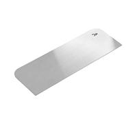 Tala Grattoir à glaçage en acier inoxydable et lisseur de glaçage, accessoire essentiel pour glaçage de gâteau pour manteaux de miettes sans couture, crème au beurre et application de glaçage royal, argent métallique, taille L, 25,5 cm
