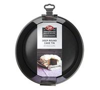 Tala Moule à Gâteau Rond Profond Performance, Fond Amovible, Acier au Carbone de Qualité Professionnelle avec Revêtement Antiadhésif Eclipse, 25 cm; Idéal pour les gâteaux de fête