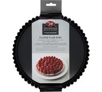 Tala Performance Moule à Tarte Cannelé 23 cm en Acier au Carbone avec Fond Amovible et Revêtement Antiadhésif Eclipse pour Quiches et Tartes
