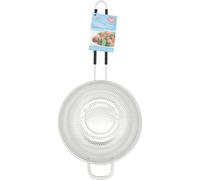 Tala Passoire Inox 20.5 cm avec Poignées Passoire Égouttoir pour Égoutter et Rincer Pâtes Riz Légumes Fruits et Légumineuses Argent