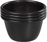 Tala Performance Lot de 4 Moules Ronds Profonds 9,2 x 5 cm - Moules Individuels pour Gâteaux Desserts et Flans - Acier Carbone avec Diffusion Homogène de la Chaleur