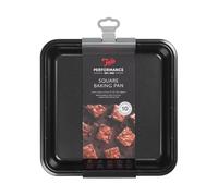 Tala Performance Moule Carré, Acier au Carbone Épais avec Revêtement Antiadhésif, Compatible Four Réfrigérateur Congélateur et Lave-Vaisselle, 24,2 x 24,2 x 4,5 cm