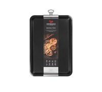 Tala Performance Plaque de cuisson en acier carbone avec revêtement antiadhésif Eclipse, grand plat pour cuisson au four et rôtissage, noir, 39,4 x 26,8 x 2,1 cm