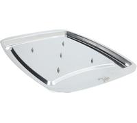Tala Plateau à découper INOX 35,5 x 25 cm avec 5 Pointes, Centre surélevé et Canal à jus, Plateau Service Viande volaille, Robuste, Finition polie, Compatible Lave-Vaisselle