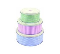 TALA RETRO BOÎTE À GÂTEAU ROND LOT DE 3 G