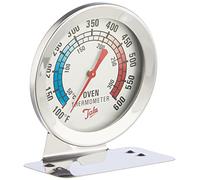 Tala Thermomètre de four en acier inoxydable avec marquages colorés en Celsius et Fahrenheit, peut se poser ou s'accrocher
