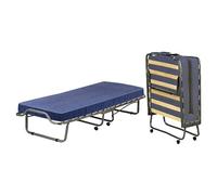 Talamo Italia - Lit Pliant Venera, Lit de Camp à 15 Lattes, Matelas Inclus, Lit bébé Peu encombrant, 100% Made in Italy, 80x190h39 cm