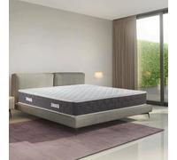 Talamo Italia - Matelas double Carpo, matelas en mousse à mémoire de forme, matelas ergonomique, matelas à ressorts ensachés, 100% Made in Italy, 160x200xh28 cm