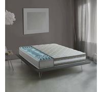 Talamo Italia - Matelas double Naike, matelas amovible en mousse à mémoire de forme et gel Waterfoam, 100% Made in Italy, anti-acariens et hypoallergénique, 180x200h27 cm