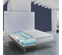 Talamo Italia - Matelas double Natalina, matelas à mémoire de forme et à ressorts ensachés, 100% Made in Italy, anti-acariens et hypoallergénique, 180x200h26 cm