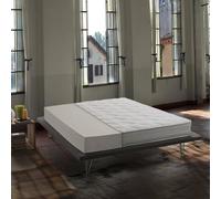Talamo Italia - Matelas double Sandra, matelas déhoussable Waterfoam, 100% Made in Italy, anti-acariens et hypoallergénique, 140x190h19 cm