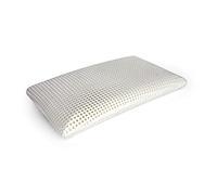 Talamo Italia - Oreiller de lit Talamo Italia, 100% Made in Italy, Oreiller ergonomique "savon" en mousse à mémoire de forme perforée, hypoallergénique et respirant, 70x40xh16 cm
