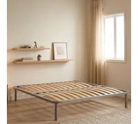 Talamo Italia - Sommier demi-carré Amelie, sommier orthopédique en contreplaqué de bouleau avec 14 lattes, 100% Made in Italy, 120x200h 34 cm