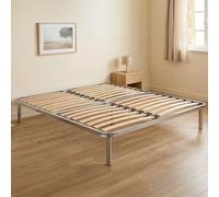 Talamo Italia - Sommier double Amina, sommier à lattes orthopédique, 100% Made in Italy, 120x190h31 cm
