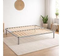 Talamo Italia - Sommier double Malvina, Sommier orthopédique en contreplaqué de bouleau avec 13 lattes, 100% Made in Italy, 140x200h 34 cm