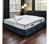 Talamo Italia - Surmatelas simple Regolo, Surmatelas pour améliorer la posture, Surmatelas en mousse à mémoire de forme, Surmatelas hypoallergénique et respirant, 100% Made in Italy, 90x200xh5 cm