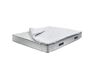 Talamo Italia - Toro surmatelas Double, Surmatelas pour améliorer la Posture, Surmatelas en Mousse à mémoire de Forme, Surmatelas hypoallergénique et Respirant, 100% Made in Italy, 140x200xh5 cm