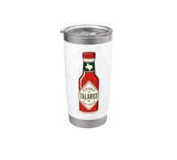 Talarico Texas Bouteille de sauce chaude Table rabattable Gobelet isotherme en acier inoxydable double paroi