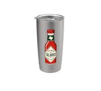 Talarico Texas Bouteille de sauce chaude Table rabattable Gobelet isotherme en acier inoxydable double paroi
